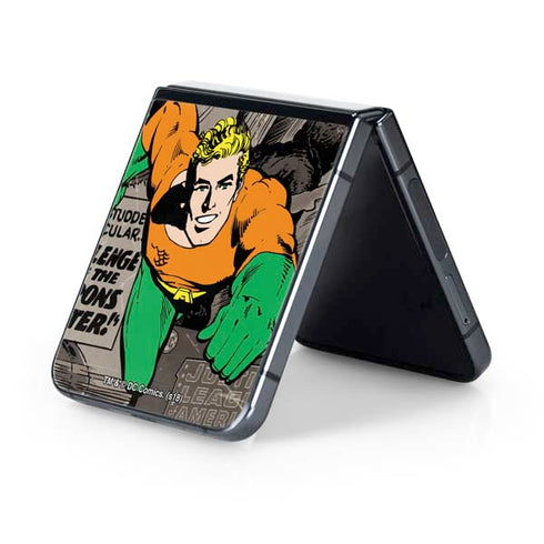 DC Comics Aquaman Classics Art Galaxy Z Flip5 5G Skin