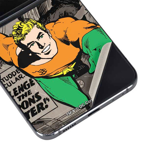 DC Comics Aquaman Classics Art Galaxy Z Flip5 5G Skin
