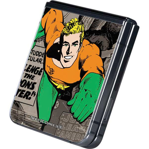 DC Comics Aquaman Classics Art Galaxy Z Flip5 5G Skin
