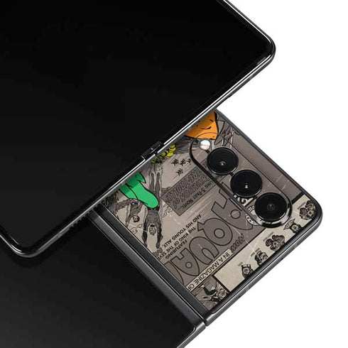 DC Comics Aquaman Classics Art Galaxy Z Fold3 5G Skin