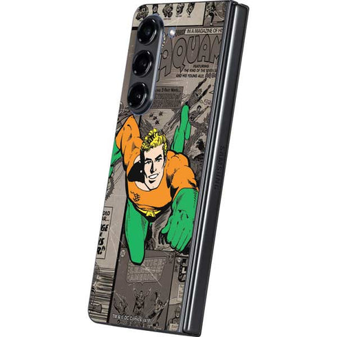 DC Comics Aquaman Classics Art Galaxy Z Fold5 5G Skin
