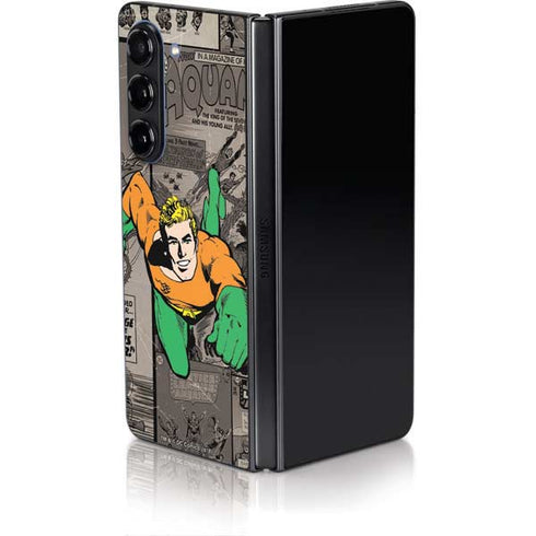 DC Comics Aquaman Classics Art Galaxy Z Fold5 5G Skin