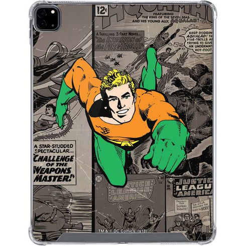 DC Comics Aquaman Classics Art iPad Pro 12.9in (2020) Clear Case