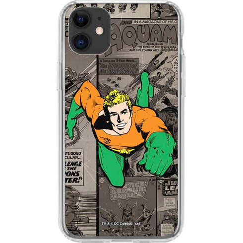 DC Comics Aquaman Classics Art iPhone 11 Clear Case