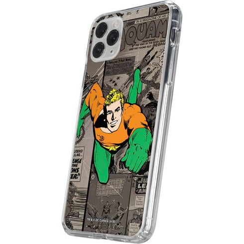 DC Comics Aquaman Classics Art iPhone 11 Pro Clear Case