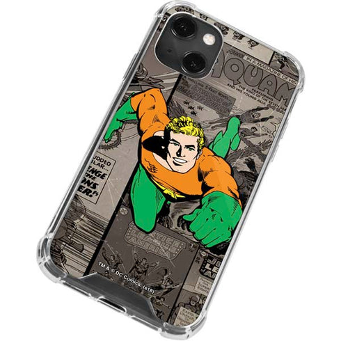 DC Comics Aquaman Classics Art iPhone 13 Mini Clear Case