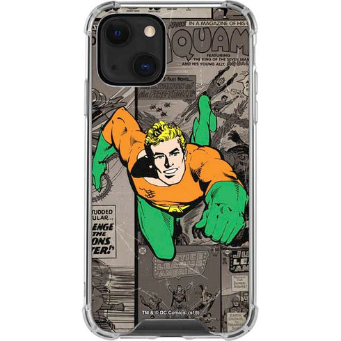 DC Comics Aquaman Classics Art iPhone 14 Plus Clear Case