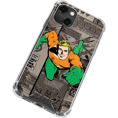 DC Comics Aquaman Classics Art iPhone 14 Plus Clear Case