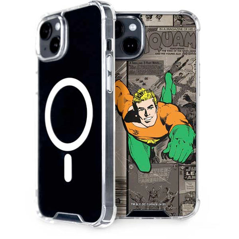 DC Comics Aquaman Classics Art iPhone 15 Plus MagSafe Case