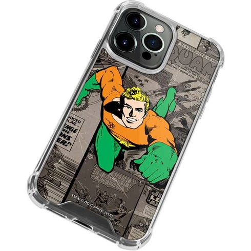 DC Comics Aquaman Classics Art iPhone 15 Pro Max Clear Case