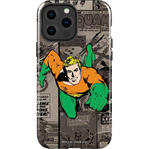 DC Comics Aquaman Classics Art iPhone 15 Pro Max Impact Case