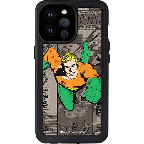 DC Comics Aquaman Classics Art iPhone 14 Pro Max Waterproof Case