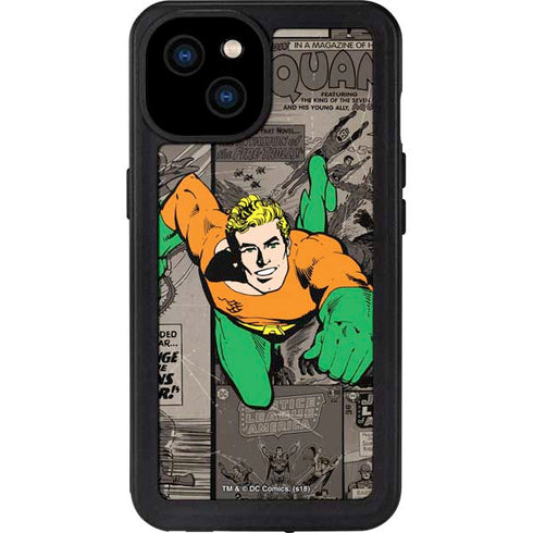 DC Comics Aquaman Classics Art iPhone 15 Plus Waterproof Case