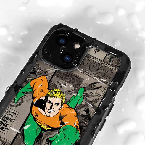 DC Comics Aquaman Classics Art iPhone 15 Waterproof Case