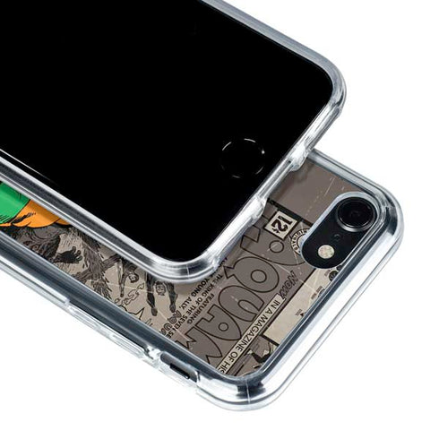 DC Comics Aquaman Classics Art iPhone SE (2nd & 3rd Gen) Clear Case