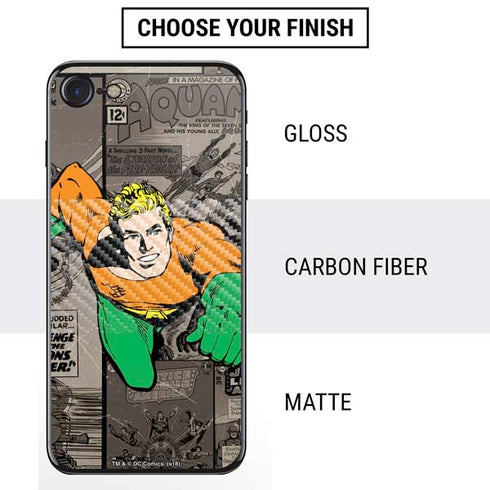 DC Comics Aquaman Classics Art iPhone SE (2nd & 3rd Gen) Skin