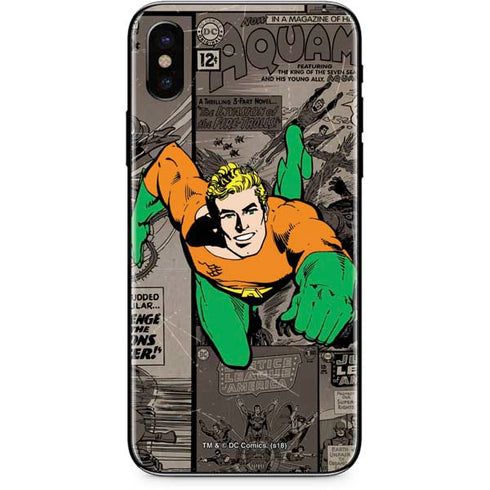 DC Comics Aquaman Classics Art iPhone XS Skin