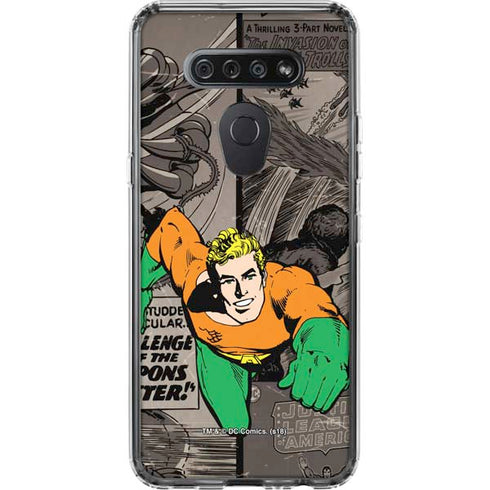 DC Comics Aquaman Classics Art LG K51/Q51 Clear Case