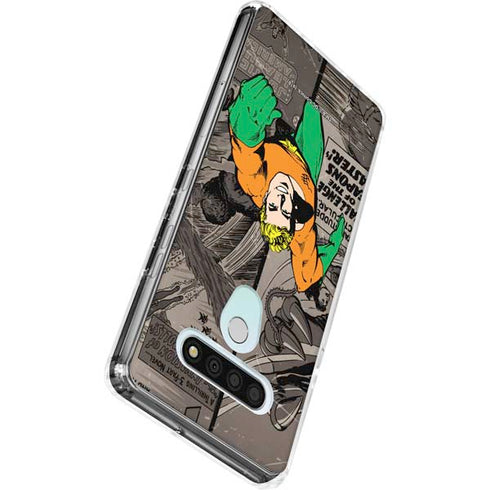 DC Comics Aquaman Classics Art LG Stylo 6 Clear Case