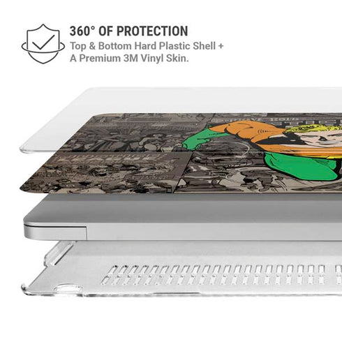 DC Comics Aquaman Classics Art MacBook Pro 16in (2019-20) Case plus Skin