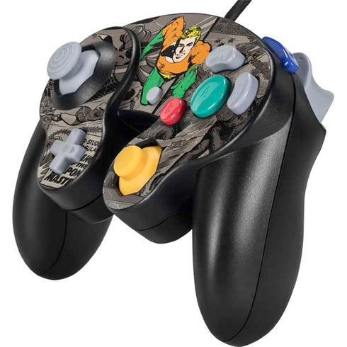DC Comics Aquaman Classics Art Nintendo GameCube Controller Skin
