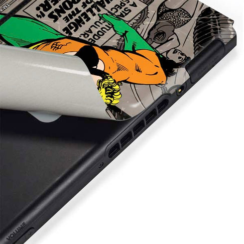 DC Comics Aquaman Classics Art Nintendo Switch Bundle Skin