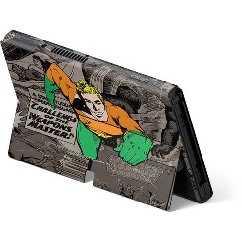 DC Comics Aquaman Classics Art Nintendo Switch OLED (2021) Skin