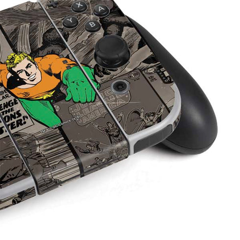 DC Comics Aquaman Classics Art Nintendo Switch OLED (2021) Skin