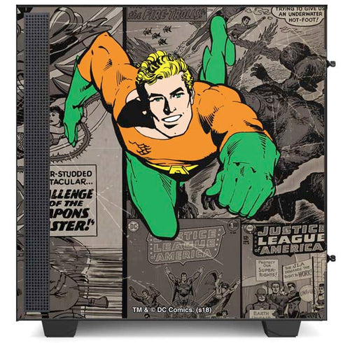 DC Comics Aquaman Classics Art NZXT H510 Compact ATX Mid-Tower Case Skin