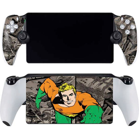 DC Comics Aquaman Classics Art PlayStation Portal Remote Player Skin