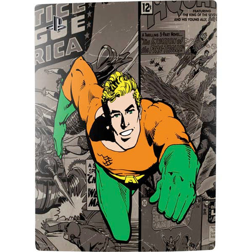 DC Comics Aquaman Classics Art PS5 Digital Edition Console Skin