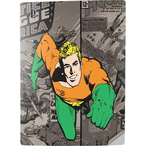 DC Comics Aquaman Classics Art PS5 Digital Edition Console Skin