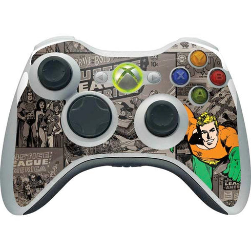 DC Comics Aquaman Classics Art Xbox 360 Wireless Controller Skin