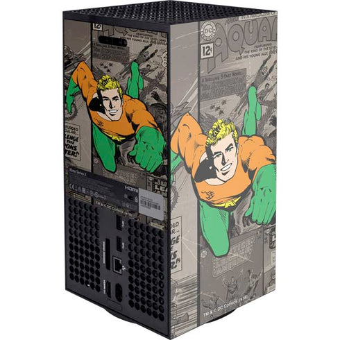 DC Comics Aquaman Classics Art Xbox Series X Console Skin