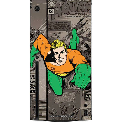 DC Comics Aquaman Classics Art Xbox Series X Console Skin