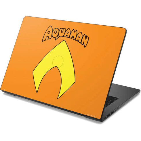 DC Comics Aquaman Classic Logo Dell Chromebook Skin