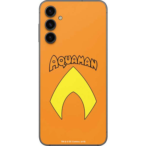 DC Comics Aquaman Classic Logo Galaxy A14 5G Skin