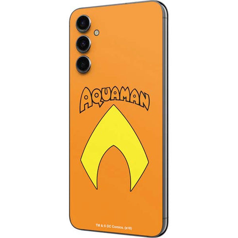 DC Comics Aquaman Classic Logo Galaxy A14 5G Skin