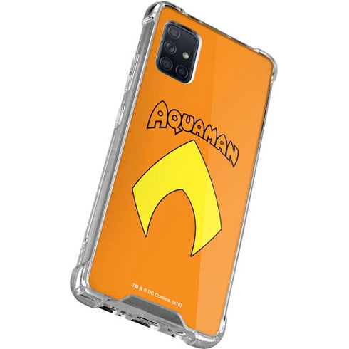 DC Comics Aquaman Classic Logo Galaxy A51 5G Clear Case