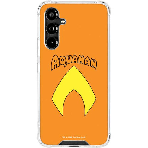 DC Comics Aquaman Classic Logo Galaxy A54 5G Clear Case