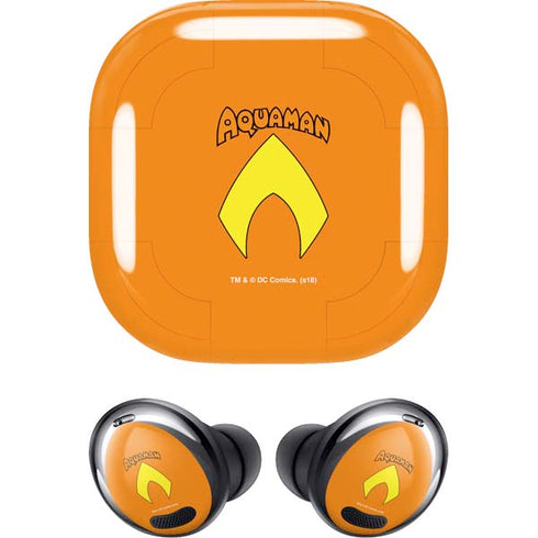 DC Comics Aquaman Classic Logo Galaxy Buds Pro Skin