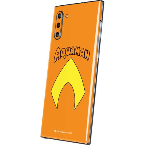 DC Comics Aquaman Classic Logo Galaxy Note 10 Skin
