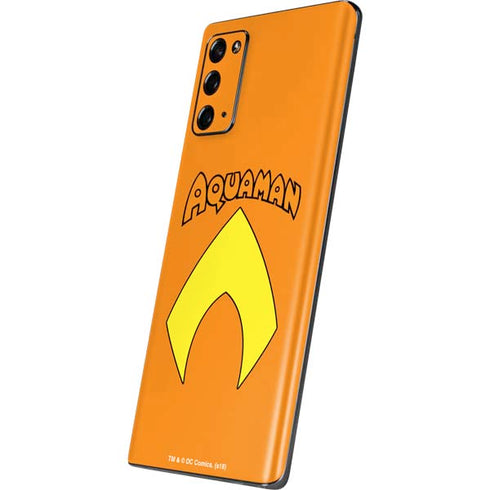 DC Comics Aquaman Classic Logo Galaxy Note20 5G Skin