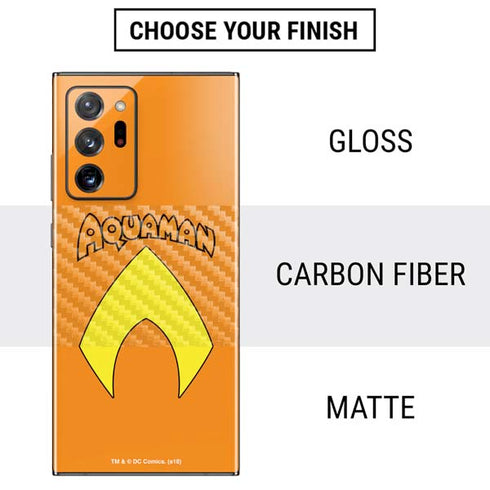 DC Comics Aquaman Classic Logo Galaxy Note20 Ultra 5G Skin