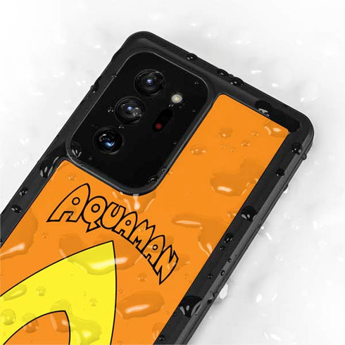 DC Comics Aquaman Classic Logo Galaxy Note20 Ultra 5G Waterproof Case