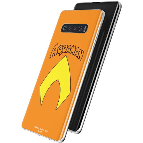 DC Comics Aquaman Classic Logo Galaxy S10 Skin