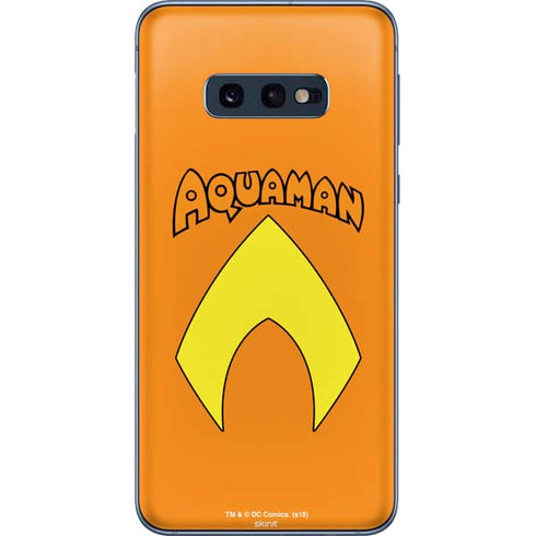 DC Comics Aquaman Classic Logo Galaxy S10e Skin