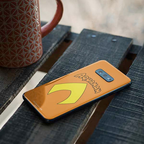 DC Comics Aquaman Classic Logo Galaxy S10e Skin