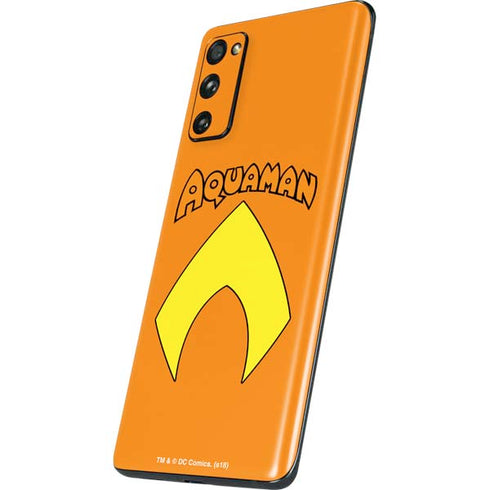 DC Comics Aquaman Classic Logo Galaxy S20 Fan Edition Skin
