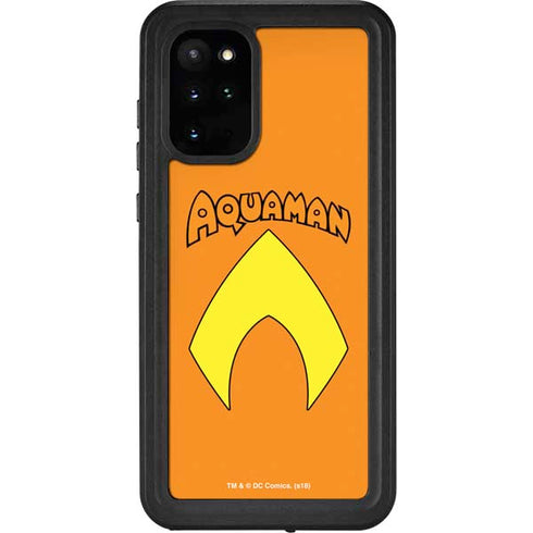DC Comics Aquaman Classic Logo Galaxy S20 Plus Waterproof Case